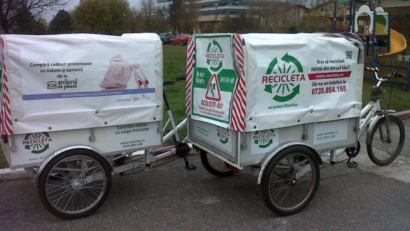 Le vélo-cargo au secours du recyclage