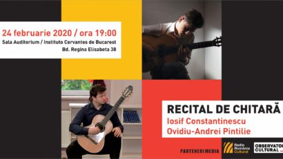 Recital de guitarra en el Instituto Cervantes de Bucarest