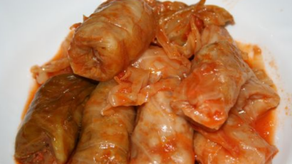 Stuffed cabbage for Lent