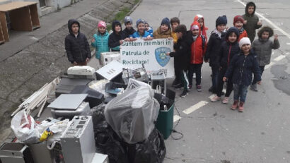 Les écoles roumaines, de plus en plus efficaces dans la collecte des déchets