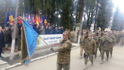 Ceremonia de repatriere din Afganistan a Batalionul 812 ‘Şoimii Carpaţilor’