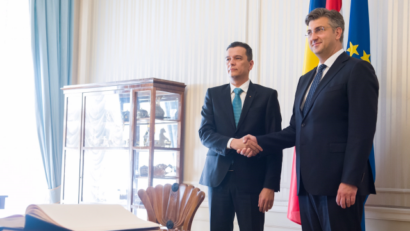 Prime Minister Sorin Grindeanu in Croatia