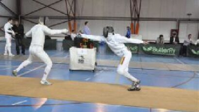 Fencers Bianca Pascu and Radu Daraban