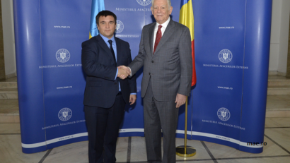 Întrevederea ministrului afacerilor externe, Teodor Meleșcanu, cu omologul ucrainean Pavlo Klimkin