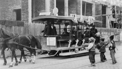 I primi mezzi pubblici di trasporto a Bucarest