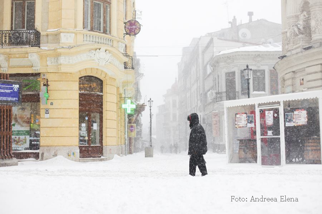 România, afectată de ninsorile masive