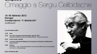 Omaggio a Sergiu Celibidache, a Perugia