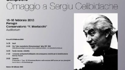 Il direttore d’orchestra Sergiu Celibidache