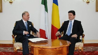 Incontro tra il ministro degli Esteri romeno e l’ambasciatore nominato dell’Italia a Bucarest