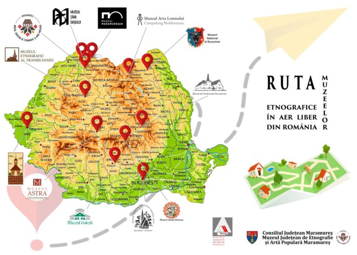Ruta cultural turistică a muzeelor în aer liber din România (sursa foto: Ministerul Economiei, Antreprenoriatului și Turismului)