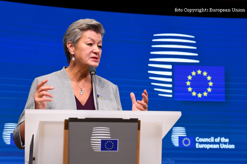 Comisarul european pentru afaceri interne, Ylva Johansson (foto Copyright: European Union)