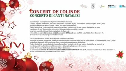 Canti natalizi all’Istituto Italiano di Cultura di Bucarest