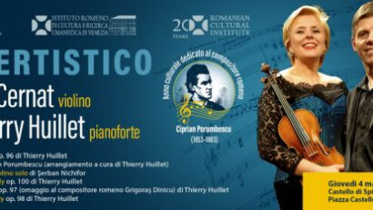 Clara Cernat e Thierry Huillet in concerto al Palazzo della Magnifica Tadea di Spilimbergo