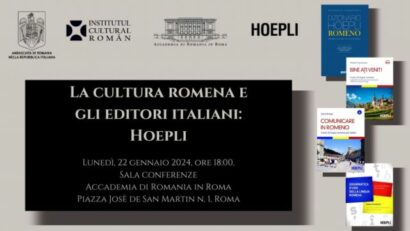 Cultura romena ed editori italiani, nuovo progetto dell’Accademia di Romania in Roma