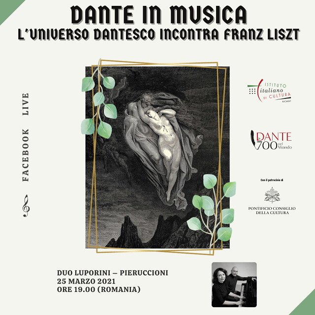 Dante in musica all’Istituto Italiano di Cultura di Bucarest