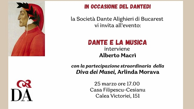 Dantedì 2022 con il Comitato di Bucarest della Società Dante Alighieri