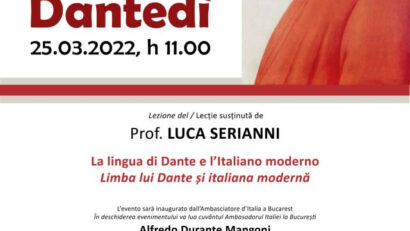 Dantedì a Bucarest, lezione online dell’illustre linguista e filologo Luca Serianni