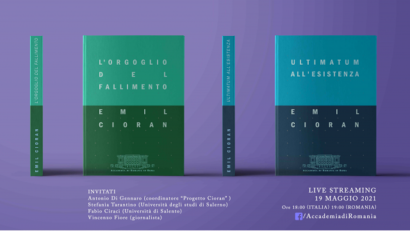 Mercoledì letterario dedicato al filofoso e scrittore Emil Cioran all’Accademia di Romania in Roma