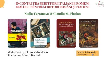 Letteratura, dialogo tra gli scrittori Nadia Terranova e Claudiu Florian