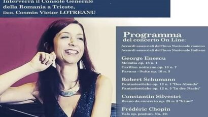 Festa Nazionale della Romania: recital online della pianista Ramona Elena Munteanu a Venezia