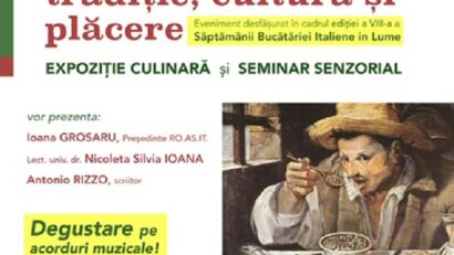 “La cucina italiana: tradizione, cultura e piacere” anche a Bucarest
