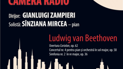 Beethoven al 100%, il maestro Gian Luigi Zampieri e la pianista Sînziana Mircea a Radio Romania