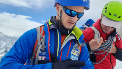L’alpiniste malvoyant Alexandru Benchea