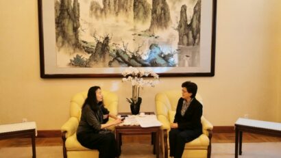 罗马尼亚国际广播电台中文频道采访姜瑜大使