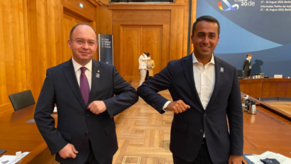 Incontro del ministro Bogdan Aurescu con il collega Luigi Di Maio