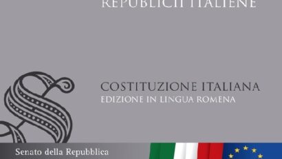 La Costituzione d’Italia, in romeno presso la Biblioteca del Senato di Roma