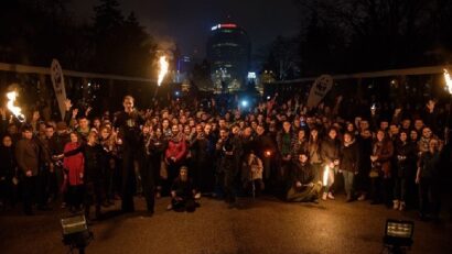 Earth Hour 2015 in Rumänien