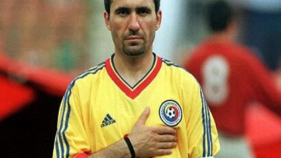 Ritratto del calciatore Gheorghe Hagi