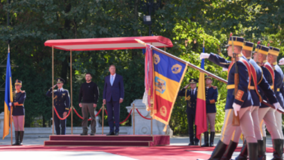 Il presidente dell’Ucraina a Bucarest