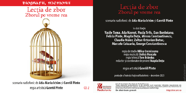 Premieră la Teatrul Național Radiofonic: Lecția de zbor