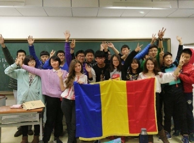 2016年1月26日：在中国留学的罗马尼亚学生