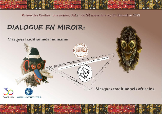 Dialogue en miroir – masques traditionnels roumains/masques traditionnels africains