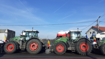 Proteste dei trasportatori e degli agricoltori romeni