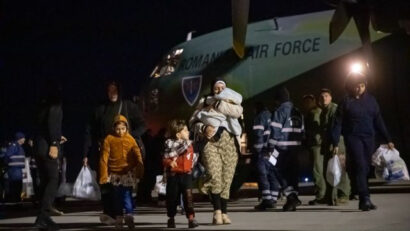 Rumanos repatriados desde Gaza