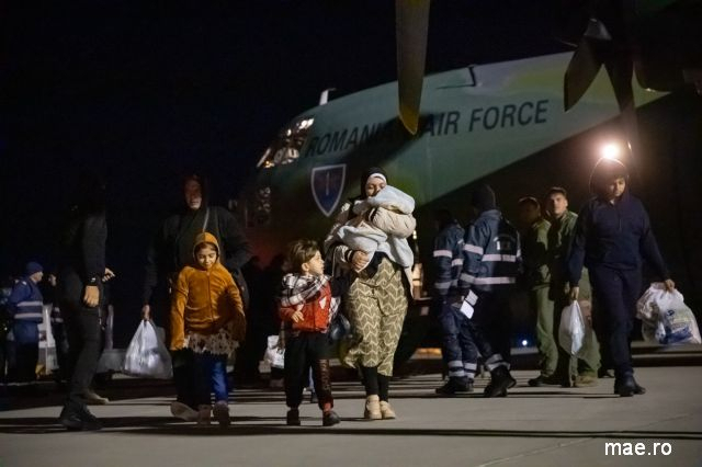 Rumanos repatriados desde Gaza