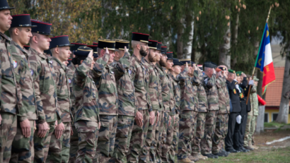 Rotația militarilor francezi din Grupul de Luptă NATO din România