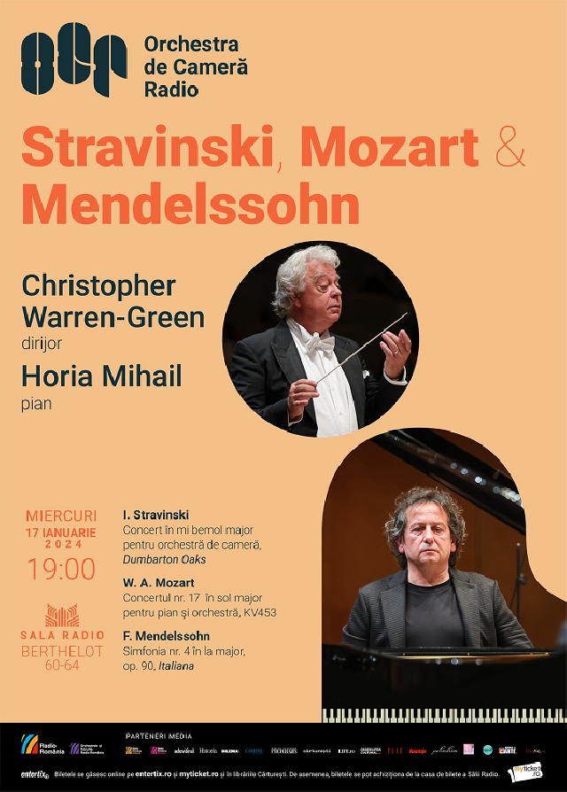 Stravinski/Mozart/Mendelssohn, la Sala Radio