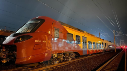 Prima ramă electrică Alstom Coradia Stream a intrat în România