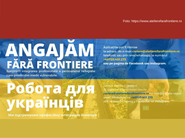 Асоціація майстерень без кордонів пропонує роботу українським біженцям