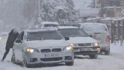 Inverno pesante nella Romania orientale