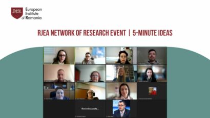 A doua ediție a RJEA Network of Research Event 5-minutes ideas