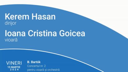 Violonista Ioana Cristina Goicea revine la Sala Radio