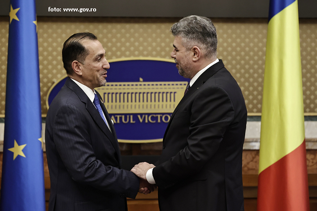 لقاء رئيس الوزراء الروماني مع السفير الأردني في بوخارست لقاء رئيس الوزراء الروماني مع السفير الأردني في بوخارست