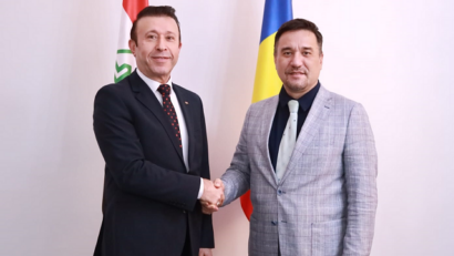 زيارة وداعية للسفير العراقي في رومانيا