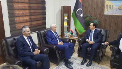 زيارة وزير الخارجية الروماني تيودر ميليشكانو إلى ليبيا