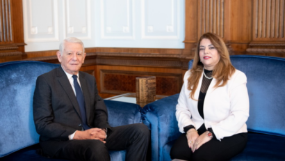 لقاء رئيس مجلس الشيوخ مع السفيرة التونسية